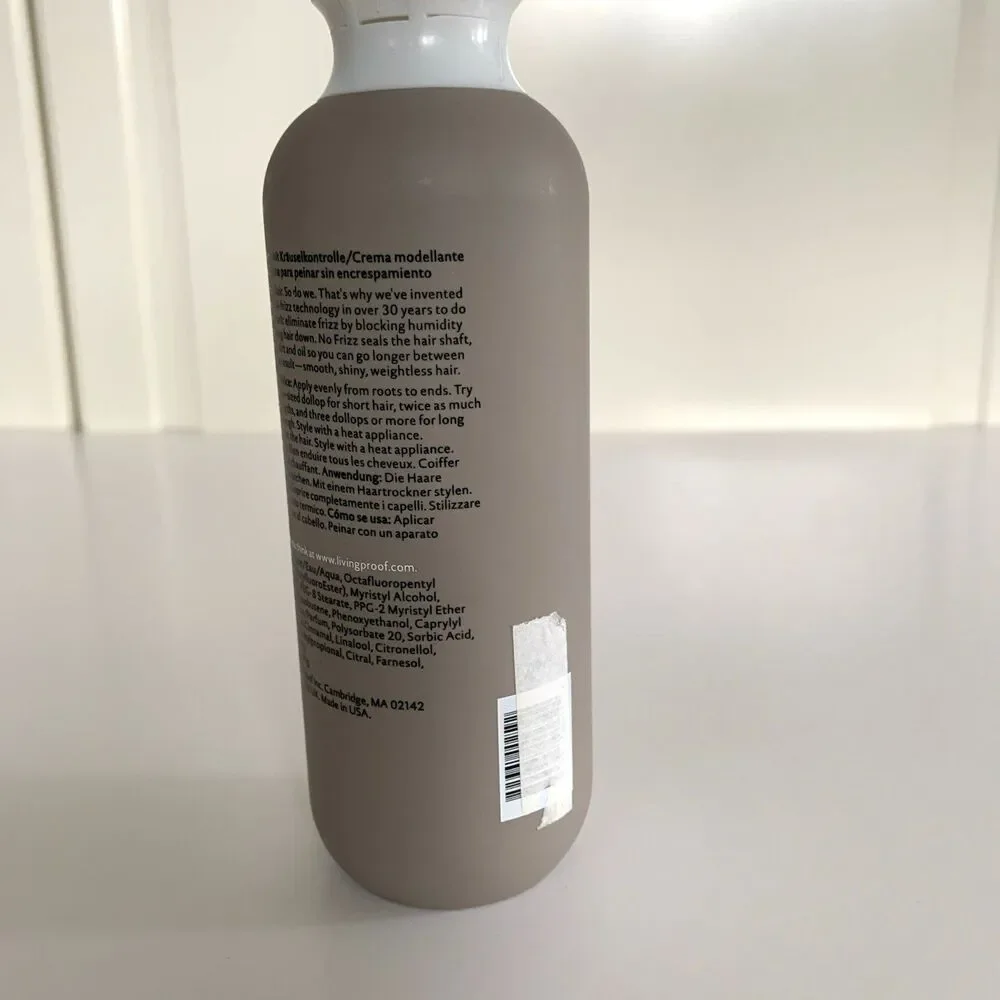 Living Proof Styling Cream Straight Making for Medium to Thick Hair No Frizz 8oz